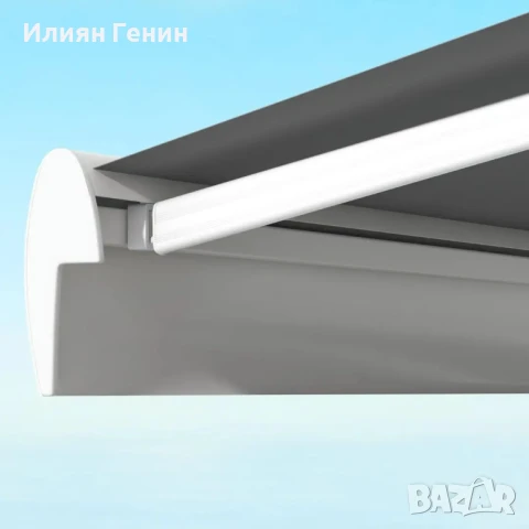 Тента Outsunny, електрическа/ръчно прибираща се, пълна касета, снимка 6 - Градински мебели, декорация  - 50844346