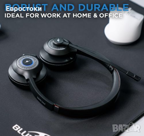 Професионални слушалки Bluestork MC 501, безжични слушалки Bluetooth 5.1, снимка 3 - Слушалки, hands-free - 46228031