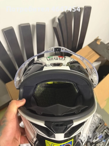 Каска AGV VALE Pista GP RR Catalunya 2008 L 59-60, снимка 5 - Аксесоари и консумативи - 52365784