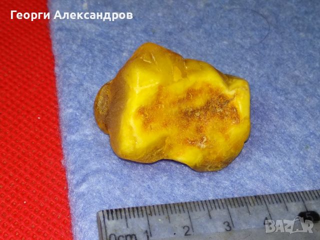 100% НАТУРАЛЕН БАЛТИЙСКИ КЕХЛИБАР АМБЪР ЯНТАР AMBER 40 Карата, снимка 6 - Антикварни и старинни предмети - 46560064