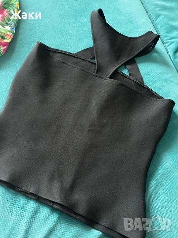 Vero Moda бандажен потник, снимка 3 - Корсети, бюстиета, топове - 53944371