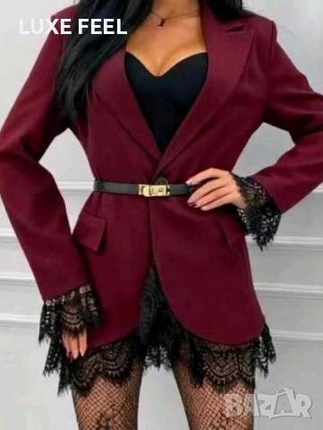 Елегантни Сака с Дантела ⚜️, снимка 3 - Сака - 53195228