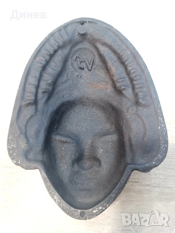 Масивно чугунено пано/лице (Бали стил) – 23х16 см, снимка 2 - Декорация за дома - 53445751