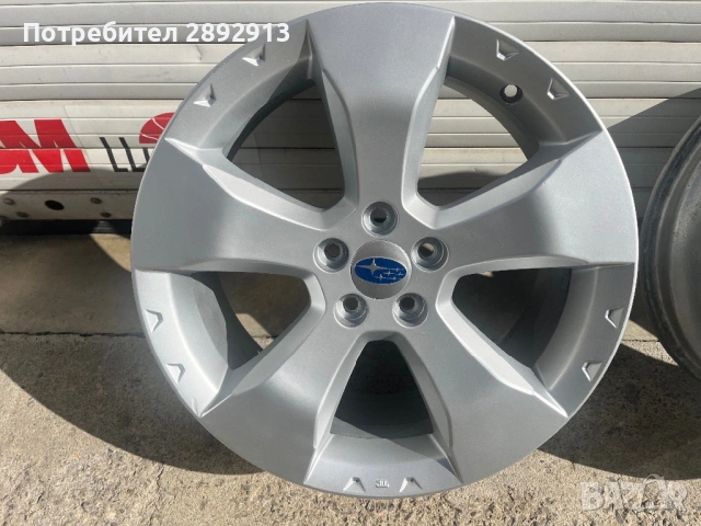 Джанти субару  17, снимка 2 - Гуми и джанти - 53844738