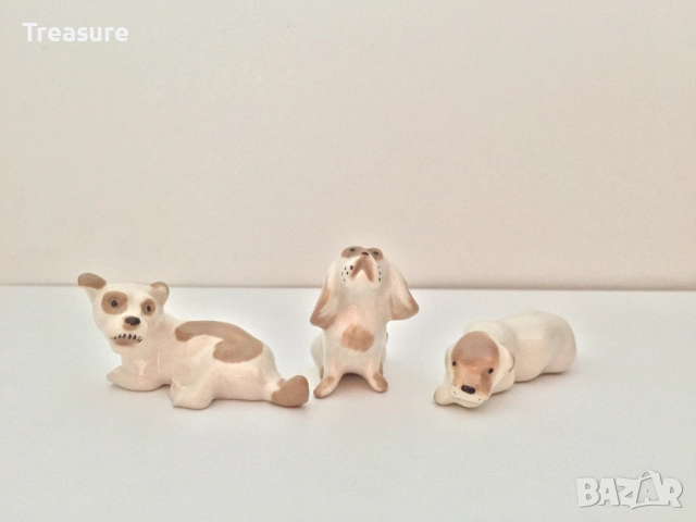 Стари фигурки ЛФЗ кучета, снимка 4 - Колекции - 37430841