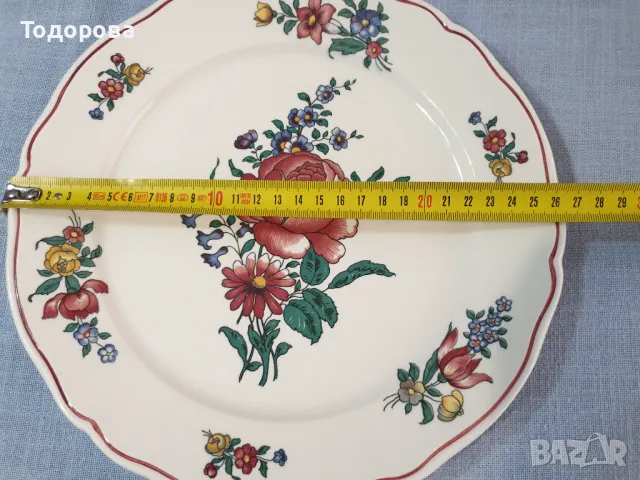 Порцеланови чинии-Villeroy & Boch Mettlach Alsace, снимка 5 - Чинии - 47008582