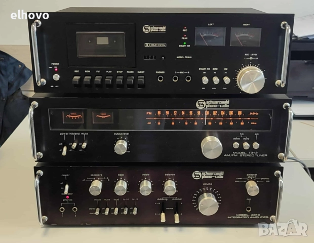 Стерео усилвател, тунер и дек Schwarzwald phono-radio, снимка 9 - Ресийвъри, усилватели, смесителни пултове - 52208094