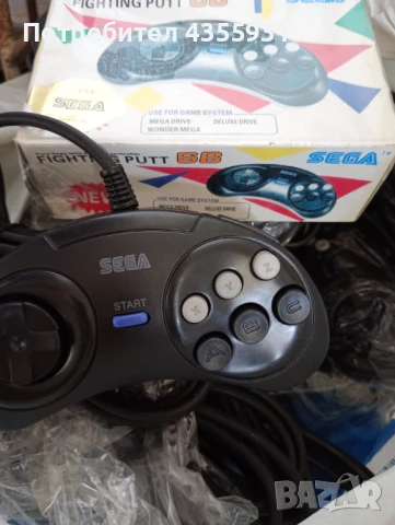 Конзола Sega mega drive 2 джойстик контролер Сега Мега Драйв 2 телевизионна игра , снимка 7 - Антикварни и старинни предмети - 51392191