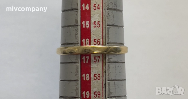 Златен Пръстен 2.76гр. 57 Размер, снимка 4 - Пръстени - 51607731