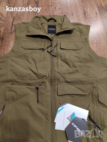 ICEPEAK 'BERGHEIM' - СТРЕЧ мултифункционален елек НОВ размер 46/С , снимка 3 - Якета - 52967908