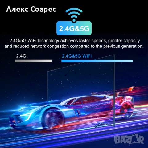 ТВ БОКС Set-top Box S905L3 Android 15.0 TV Box 8GB 128GB, снимка 3 - Плейъри, домашно кино, прожектори - 53521324
