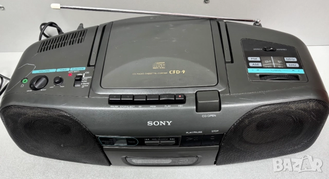 CD РадиоКасетофон SONY CFD-9 Sony Corporation; Tokyo, снимка 2 - Радиокасетофони, транзистори - 52882400