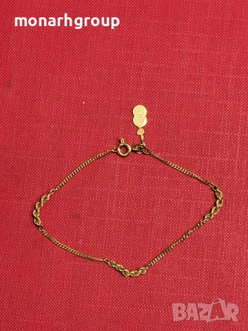 Златна гривна 18К