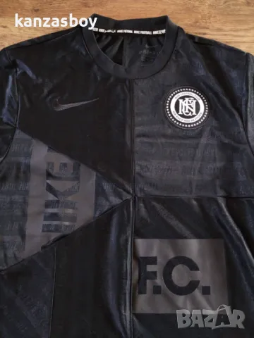 Nike FC Sem Risco Nao Ha Vitoria - мъжка футболна тениска ХС КАТО НОВА, снимка 3 - Тениски - 50177653