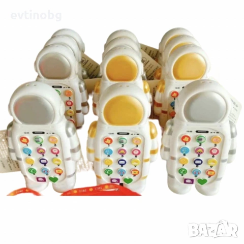Детски музикален телефон "Космонавт" – Вашият малък изследовател на звуци и светове, снимка 2 - Музикални играчки - 54049782