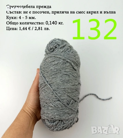 Евтини прежди в малки количества - нови и остатъци, снимка 9 - Други - 52042357