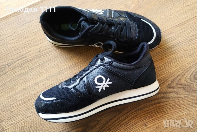 BENETTON Бенетон Готини сникърси маратонки, оригинални, номер 38, перфектни, снимка 3 - Маратонки - 52122394