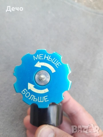 Стар СССР 1983г. Авиационен Кислороден редуцил винтил за Кислородна маска , снимка 2 - Антикварни и старинни предмети - 53783882