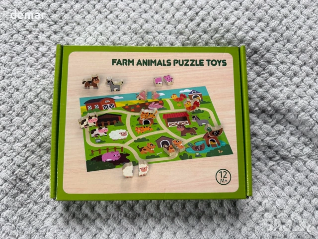 Монтесори играчки за деца 1-3 години със селскостопански животни, тик-так закопчалки, снимка 9 - Образователни игри - 53960100