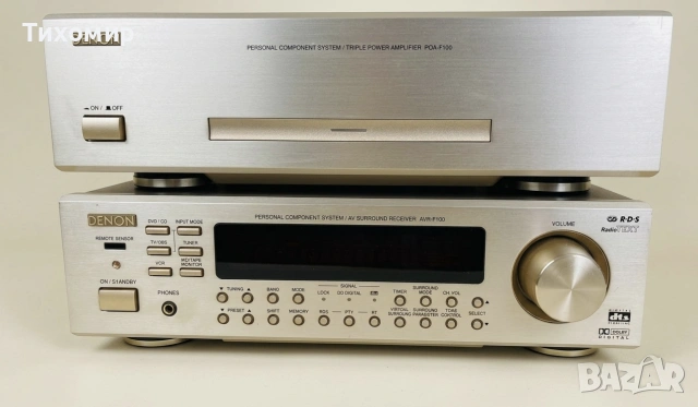 Denon POA-F100,AVR-F100,DVD-F100, снимка 2 - Аудиосистеми - 54121004