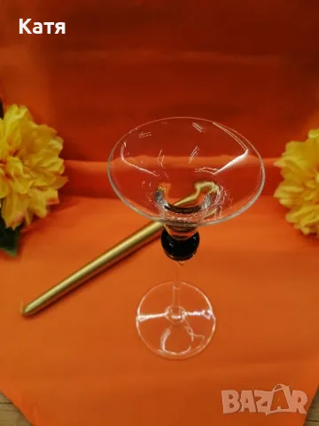 Винтидж ръчно духан свещник Italy Original

I