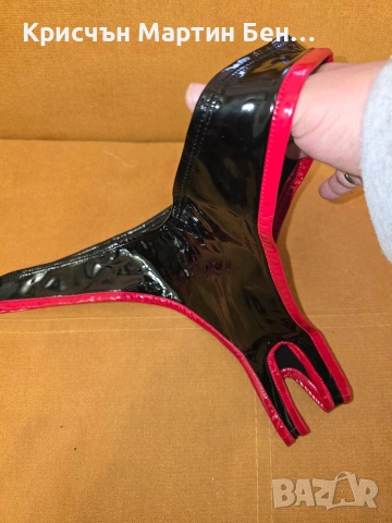 Боди Блясък черно червен латексов плюш/с.м.л.хл.до 5хл или комплект от 2части , снимка 14 - Бельо - 48726496