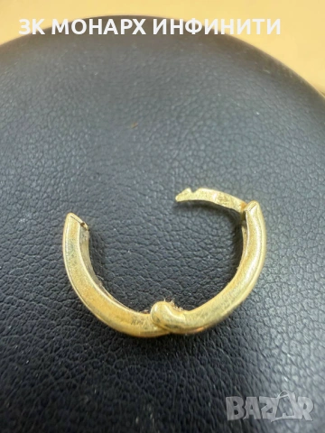 Златна обеца /585/обецата е само една, снимка 5 - Обеци - 53773140