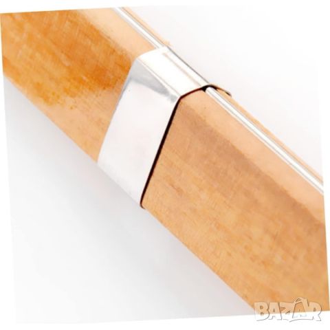 Гевгир за паста тип мрежест кош от неръждаема стомана с дървена дръжка 14см, снимка 5 - Аксесоари за кухня - 46420096