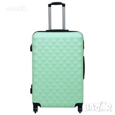 vidaXL Комплект твърди куфари с колелца, 2 бр, мента, ABS（SKU:92430), снимка 2 - Други стоки за дома - 48447844