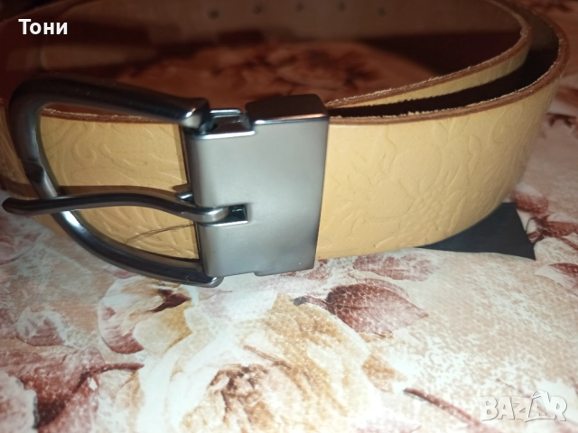 TCM Оригинал Нов Дамски Колан Изцяло от Естествена Кожа 115см, снимка 18 - Колани - 52675797