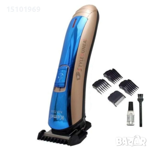 Тример за мъже Kemei Km-7055 SHAV7, снимка 2 - Тримери - 53492303