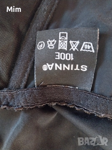 STINNA 100 E Черен дантелен сутиен за едра дама без банели , снимка 6 - Бельо - 51662476