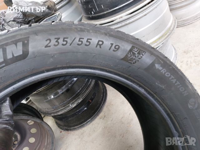 2бр.зимни гуми  Michelin235 55 19  dot4719 цената е за брой!, снимка 6 - Гуми и джанти - 45253002