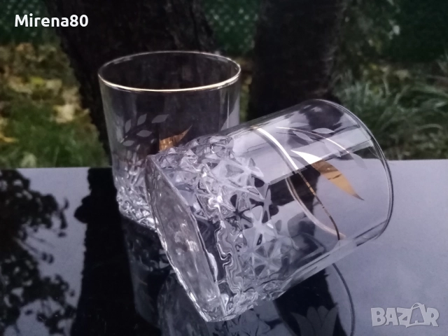 Сервиз за уиски масивно стъкло, снимка 6 - Сервизи - 52516095