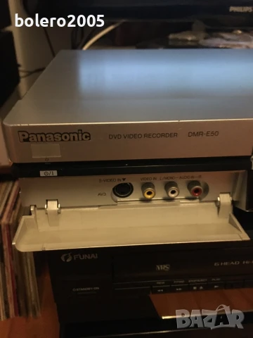 DVD recorder Panasonic , снимка 4 - Плейъри, домашно кино, прожектори - 51239545