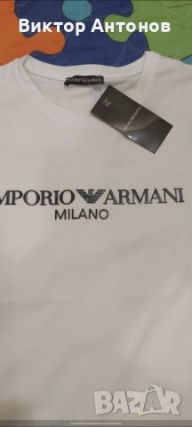 Тениска Emporio Armani, снимка 3 - Тениски - 45592944