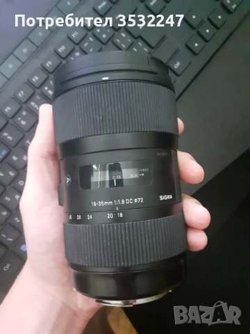 Sigma 18-35 mm 1.8 Art for Canon (EF-S), снимка 1