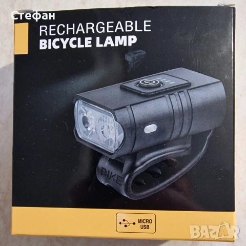 Предна светлина за велосипед, двоен LED, регулируем дизайн, USB зареждане,индикат. бат., водоуст., снимка 2 - Аксесоари за велосипеди - 53405512