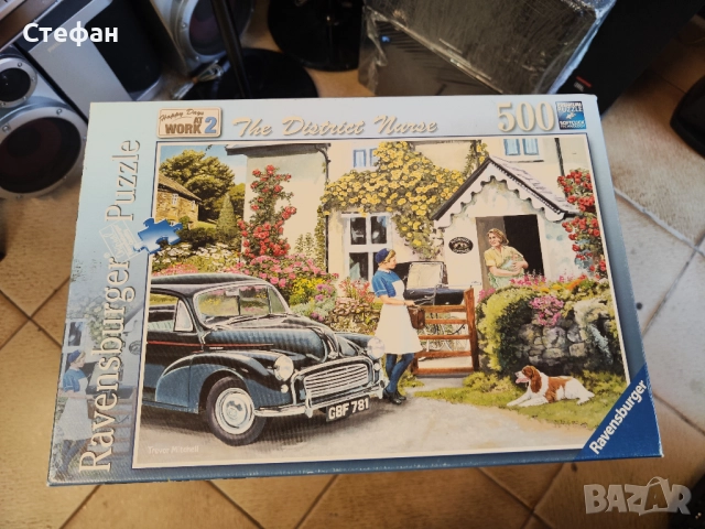 Пъзел от 500 части. Нов. Ravensburger Happy Days at Work The District Nurse 500pc Jigsaw Puzzle, снимка 2 - Пъзели - 51972208