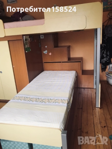 Детска спалня на два етажа, снимка 3 - Спални и легла - 51632446