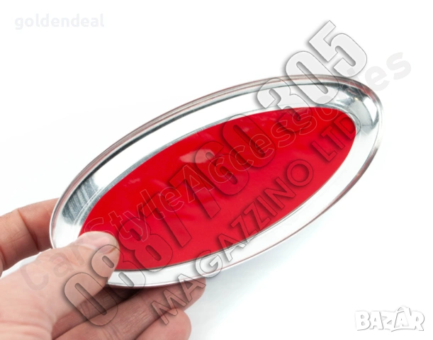 Емблема Форд Фиеста МК6 МК7 за Преден Капак Черупка Алуминиева, снимка 5 - Аксесоари и консумативи - 53755259