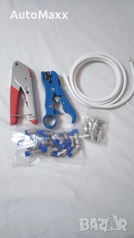 Комплект инструменти за коаксиален кабел,Latauar, Многоцветен