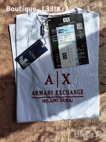 тениска Armani Exchange , снимка 3 - Тениски - 46945329