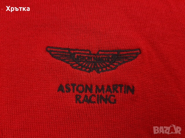 Hackett Aston Martin - Оригинална мъжка жилетка с цип размер 2XL, снимка 8 - Пуловери - 53638641