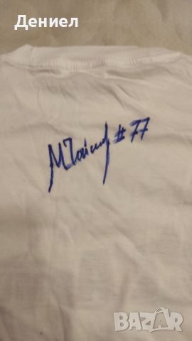 Мартин Чой - Тениска с автограф уникална!, снимка 1 - Тениски - 46416236