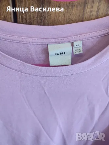 Рокля виолетова с ръкав XXL, снимка 3 - Рокли - 49939465