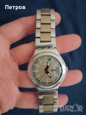 часовник swatch швейцарски с батерия, снимка 7 - Мъжки - 44822337