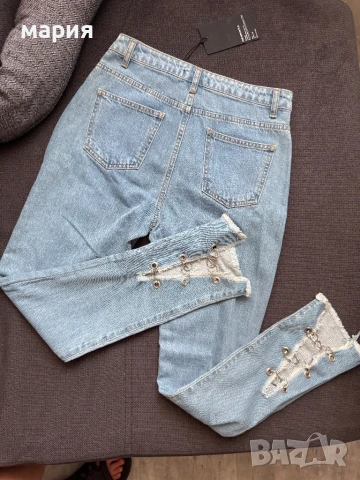 Нови дънки с висока талия S, снимка 2 - Дънки - 51109972