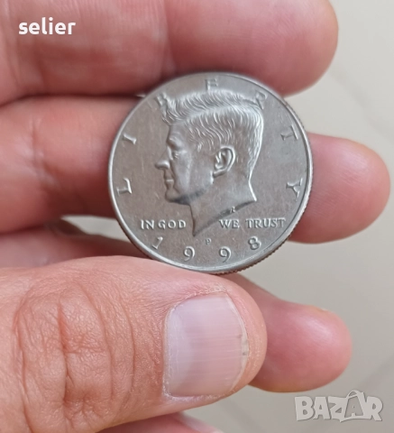 1/2 щатски долар KENNEDY 1998г, снимка 1
