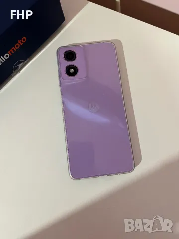 Смартфон MOTOROLA E14 PURPLE 6.56 ", 64 GB, RAM 2 GB, 13 MP, снимка 1 - Motorola - 48454717